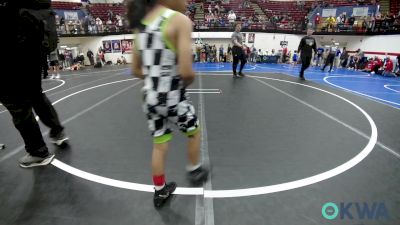 46 lbs Consi Of 16 #1 - Giovanni Gonzales, Standfast vs Steel Fife, Tecumseh Youth Wrestling