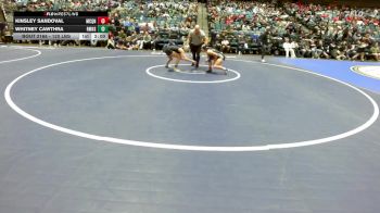 120 lbs Round Of 16 - Kinsley Sandoval, McQueen vs Whitney Cawthra, Rocky Mountain