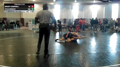 157 lbs Round Of 32 - Brady Campbell, The Citadel vs Kyle Deisley, Franklin & Marshall