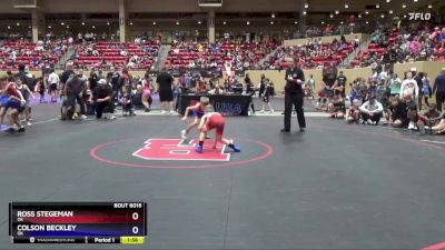 63 lbs Round 1 - Ross Stegeman, OK vs Colson Beckley, OK