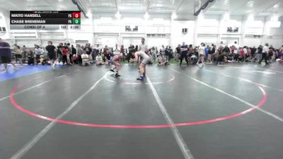 E-132 lbs Consi Of 4 - Nikito Hansell, PA vs Chase Breneman, PA