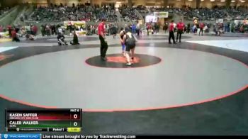 149 lbs Cons. Round 2 - Kasen Saffer, Oregon City Kids Club vs Caleb Walker, SCMC