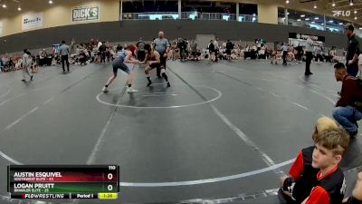 110 lbs Round 2 - Austin Esquivel, SouthWest Elite vs Logan Pruitt, Brawler Elite