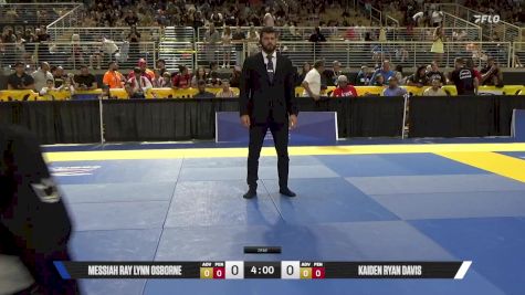 Kaiden Ryan Davis vs Messiah Ray Lynn Osborne 2025 Pan Kids Jiu-Jitsu IBJJF Championship