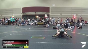 91 lbs Round 3 (6 Team) - Tyler Bradley, Metro All Stars vs Cade Riddle, Untouchables Black
