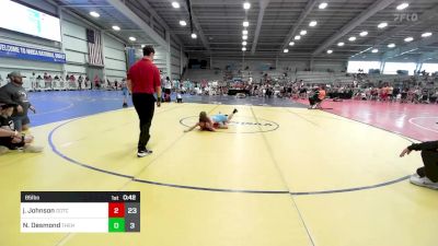 85 lbs Round Of 16 - Jett Johnson, Team Gotcha vs Noah Desmond, The Hunt Wrestling Club Black