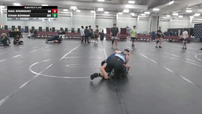 165 lbs Round 9 (10 Team) - Ethan Bowman, Grindstone WC vs Raul Rodriguez, Maryland Mallets