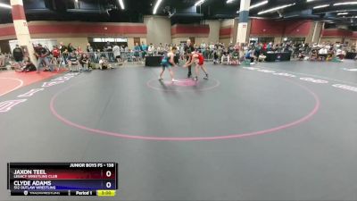 138 lbs Cons. Round 2 - Jaxon Teel, Legacy Wrestling Club vs Clyde Adams, 512 Outlaw Wrestling