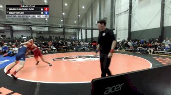 16U Boys FS - 165 lbs Champ. Round 2 - Magnus Michaelson, WA vs Cruz Taylor, CA