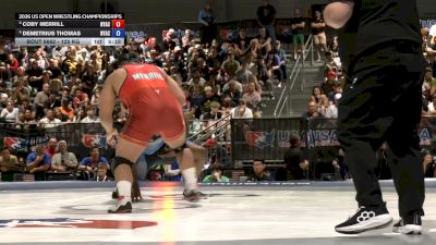 125 kg Semis - Coby Merrill, Nyac vs Demetrius Thomas, Nyac
