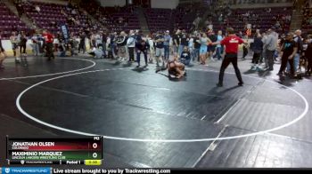 140 lbs Cons. Round 3 - Jonathan Olsen, Colorado vs Maximinio Marquez, Lincoln Lancers Wrestling Club