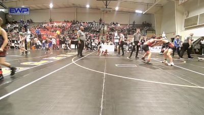 110 lbs Consi Of 4 - Miles Allen, Barnsdall Youth Wrestling vs Kanyon Fryar, Choctaw Ironman