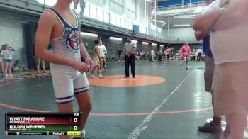 106 lbs Round 3 (10 Team) - Logan Bergeron, BRAWL Silver vs Wyatt Paramore, Patriots WC