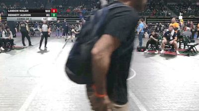 90 lbs Consi Of 4 - Landon Walsh, Washington Twp vs Bennett Albohn, Williamstown Braves Youth Wrestling