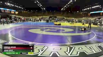 126 lbs Champ. Round 2 - Joshua Aviles, South Dade vs John Hald, Flagler Palm Coast