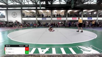 108-112 lbs Quarterfinal - Elaine Hay, Brown Deer Jr Falcons vs Miley Locke, Bobcat Wrestling Club