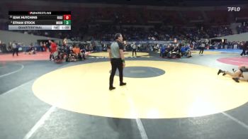 6A Boys 144 lbs Quarterfinal - Izak Hutchins, Roseburg Boys vs Ethan Stock, Mountainside Boys