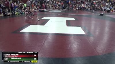 J-1 lbs Round 2 - Kinzly Strohman, THWC vs Grace Morgan, Tiger Wrestling Club