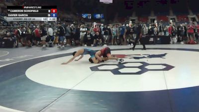 113 lbs Champ. Rd Of 64 - Cameron Schofield, Indiana vs Xavier Garcia, California