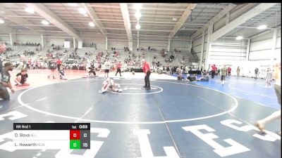 65 lbs Rr Rnd 1 - Dane Bova, All-American Wrestling Club vs Liam Howarth, NC National Team