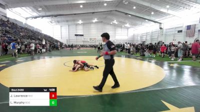 82 lbs Rr Rnd 2 - Julian Lawrence, Red Wave WC vs Liam Murphy, Reign WC