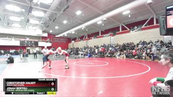 177 lbs Champ. Round 3 - Christopher Halket, Dublin High School vs Jonah Bertoli, Cardinal Newman High School