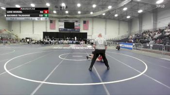 101 lbs Round 1 (3 Team) - Luke Worzel, Plainedge vs Maximus Talmadge, Port Jervis Sr HS