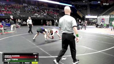 132 Class 3 lbs Champ. Round 1 - Blaine Turpin, Kearney vs Joshua Kassing, Warrenton