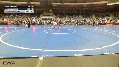 108 lbs Consi Of 8 #1 - Mack Karmon, Burnett Trained Wrestling vs Jaxon Kraemer, Best Trained Wrestling