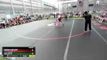 160 lbs Round 1 (8 Team) - Aydan Carlson, Minnesota Blue vs Sam Rock, Colorado