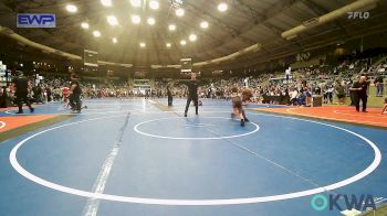 61 lbs Consolation - Easton Barnes, Morris Wrestling Association vs Woodrow Carroll, Cushing Tigers