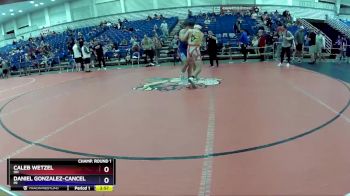 138 lbs Champ. Round 1 - Caleb Wetzel, OH vs Daniel Gonzalez-Cancel, MI