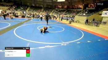 49 lbs Round Of 16 - Caleb Foshee, Broken Arrow Wrestling Club vs Isaiah Lee, North Mabee Team Stampede