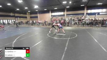 120 lbs Round Of 16 - Carlo Contino, Empire-CA vs Balam Letona, Live Oak Wrestling