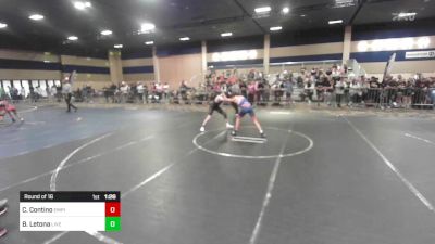 120 lbs Round Of 16 - Carlo Contino, Empire-CA vs Balam Letona, Live Oak Wrestling