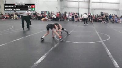 72 lbs Round 4 (8 Team) - Kaison Deats, Mat Assassins Black vs Andrew Palumbo, CTWHALE Green