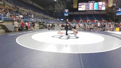 88 lbs 5th Place Match - Caleb Heyder, UT vs Parker Wingen, SD