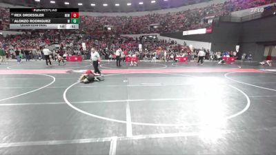 81 lbs Quarterfinal - Alonzo Rodriguez, B.A.M Training Center vs Rex Droessler, RT Elite Wrestling