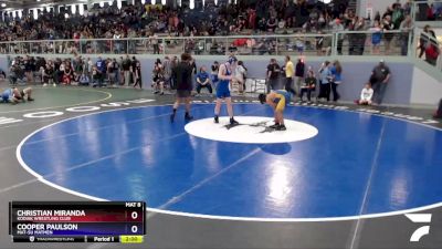 135 lbs Rr1 - Christian Miranda, Kodiak Wrestling Club vs Cooper Paulson, Mat-Su Matmen