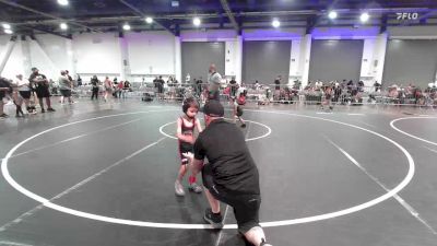 40 lbs Consi Of 8 #2 - Bradley Wojnarowski, Team Grand Valley Elite vs Isiah Saavedra, Top Rank Hammers