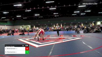 132 lbs Quarterfinal - Jacob Brenneman, MD vs Brock Mantanona, CA
