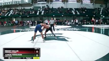 157 lbs Cons. Round 2 - Brody Hallin, Northern Illinois vs Aaron Ferguson, Kent State