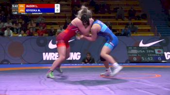 55 kg - Lauren Mason, USA vs Moe Kiyooka, JPN