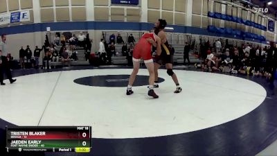 175 lbs Placement (16 Team) - Tristen Blaker, DeKalb vs Jaeden Early, Fort Wayne Snider