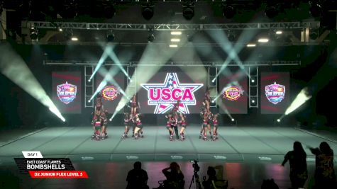 East Coast Flames - Bombshells [2026 D2 Junior Flex Level 3 Day 1] 2026 US Open Cheerleading & Dance Championship