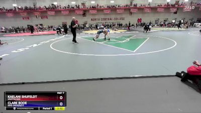 117 A Quarterfinal - Kaelani Shufeldt, UNATTACHED vs Clare Booe, King University