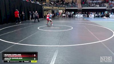 138G Cons. Semi - Adalyn Samuelson, Napaskiak vs Heavan Copeland, East Anchorage High School