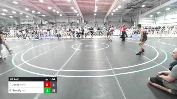 132 lbs Rr Rnd 1 - Troy Jones, Mat Assassins vs Elijah Broady, Indiana Outlaws White