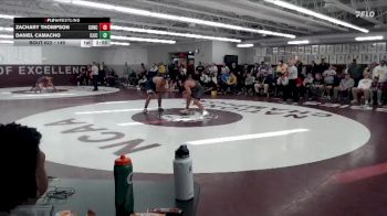 149 lbs 5th Place Match - Zachary Thompson, Concordia Moorhead vs Daniel Camacho, Iowa Lakes CC