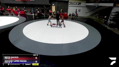 97 lbs Placement - Bryce Dacoco, SJWA-GR vs Domanic Lopez Macias, KTWA-GR